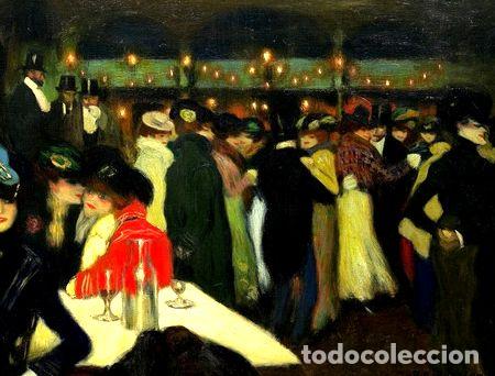 Medaglie tematiche: poster lamina arte artistica picasso le moulin de la galette