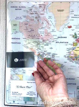 Medaglie tematiche: mapas de escritorio con base rigida forrada en plastico