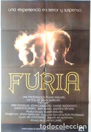 Medaglie tematiche: antiguo afiche poster original de cine furia