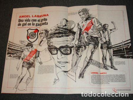 Medaglie tematiche: poster labruna una vida con el grito de gol en la garganta
