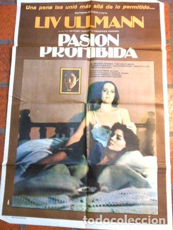Medaglie tematiche: afiche de cine pasion prohibida liv ullman