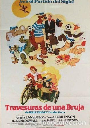 Medaglie tematiche: antiguo afiche original d cine travesuras de una bruja