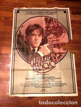 Medaglie tematiche: afiche de cine el juguete rabioso pablo cedron arlt