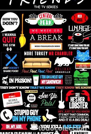 Medaglie tematiche: poster lamina serie friends