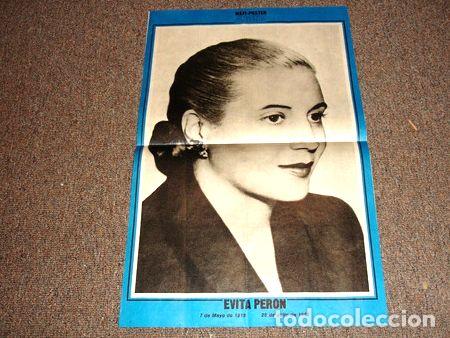 Medaglie tematiche: poster de evita peron 33cm de ancho x 53cm de alto