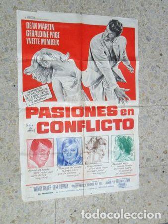 Medaglie tematiche: antiguo afiche cine pasiones en conflicto 1963 dean martin