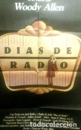 Thematic medals: afiche original pelicula dias de radio woody allen