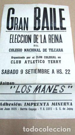 Thematic medals: afiche baile en tilcara