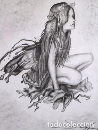 Thematic medals: dibujo original lapiz ada