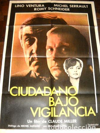Thematic medals: afiche cine ciudadano bajo vigilancia claude miller policial