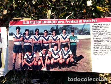 Thematic medals: miniposter de atletico calchaqui de vera santafe