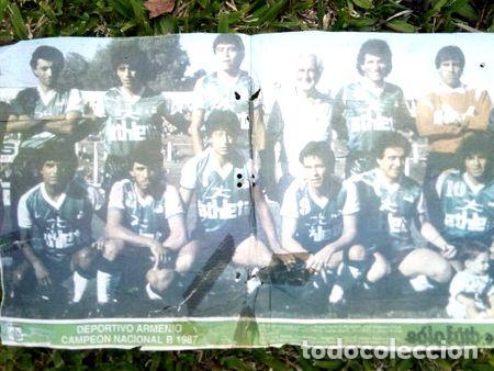 Thematic medals: poster de deportivo armenio 1987 campeon de nacional b