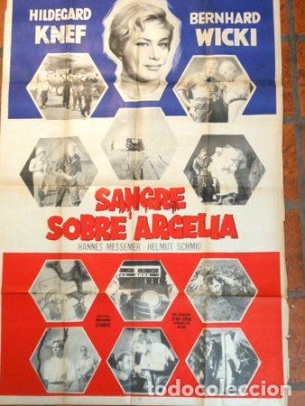 Medalhas tem&aacute;ticas: afiche de cine sangre sobre argelia cod 129