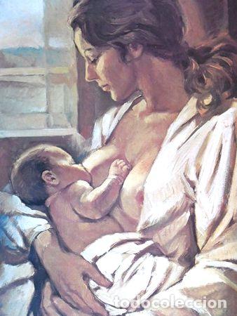 M&eacute;dailles th&eacute;matiques: reproduccion italianamaternal mother love 50x70 orsellini