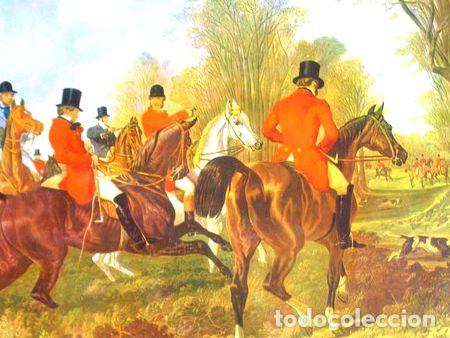 M&eacute;dailles th&eacute;matiques: cazadores ingleses 30x24 cm