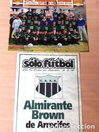M&eacute;dailles th&eacute;matiques: poster y suplemento alte brown arrecifes 19956