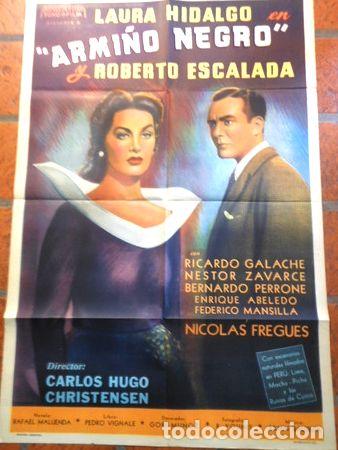Thematische Medaillen: afiche de cine armino negro n33