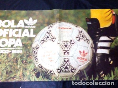Thematische Medaillen: mundial 86 poster oficial adidas rareza