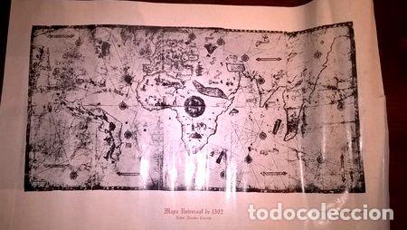 Thematische Medaillen: lamina mapa universal 1502 autor nicolas caverio carlos sanz