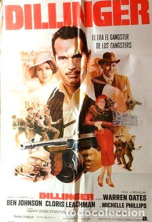 Thematische Medaillen: antiguo afiche poster original de cine dillinger