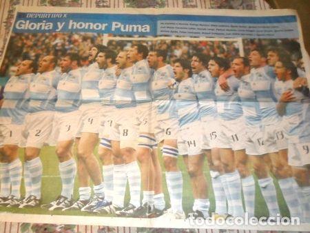 Thematische Medaillen: posters los pumas clarin deportivo