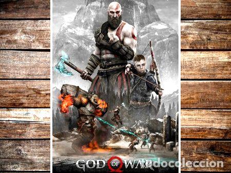M&eacute;dailles th&eacute;matiques: poster god of war gow 47x32cm 200grms