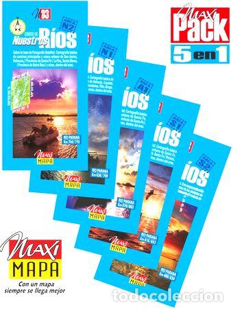 M&eacute;dailles th&eacute;matiques: mapas rio parana impresos satelitales promo 5en1