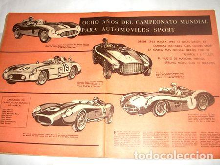 Thematische Medaillen: poster 8 anos del campeonato mundial para automoviles sport
