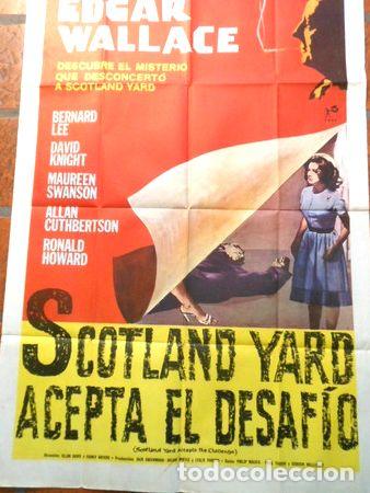 M&eacute;dailles th&eacute;matiques: afiche de cine scotland yard acepta el desafio cod256