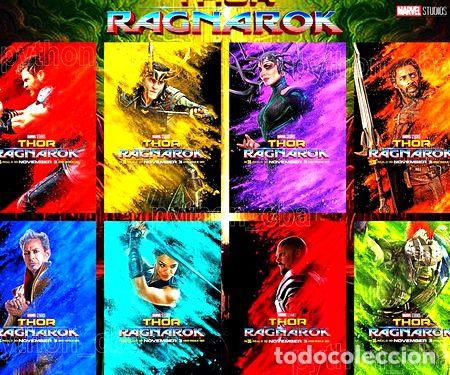 M&eacute;dailles th&eacute;matiques: posters thor ragnarok personajes 2017 120x100 cm