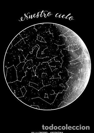 M&eacute;dailles th&eacute;matiques: mapa estelar y media luna digital personalizado