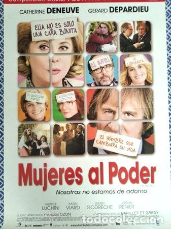 M&eacute;dailles th&eacute;matiques: afiche original mujeres al poder francois ozon cine
