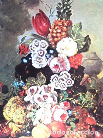 M&eacute;dailles th&eacute;matiques: reproduccion italiana flores y frutas fj huygens 70x50