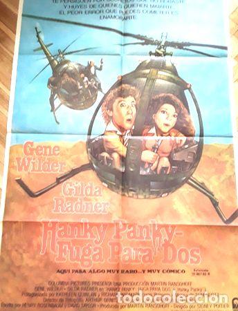 M&eacute;dailles th&eacute;matiques: afiche cine hanky panky fuga para dos gene wilder gilda radn