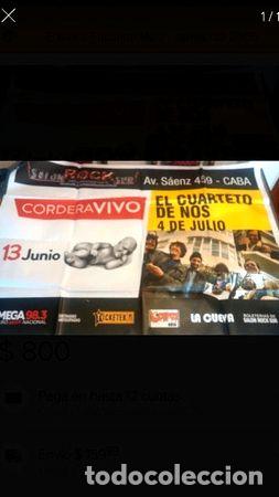 Medallas tem&aacute;ticas: afiche del cuarteto de nos y cordera - Foto 1