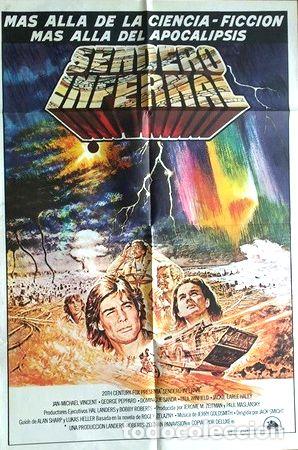 M&eacute;dailles th&eacute;matiques: antiguo afiche poster original d cine sendero infernal