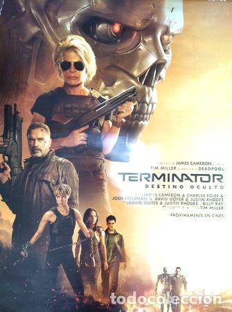 M&eacute;dailles th&eacute;matiques: afiche original terminator destino oculto cine