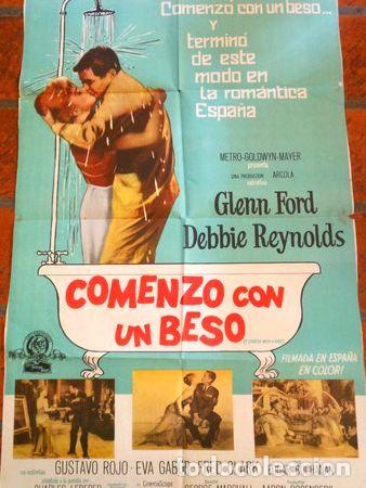 Medallas tem&aacute;ticas: afiche de pelicula comenzo con un beso - Foto 1
