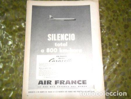 M&eacute;dailles th&eacute;matiques: air france caravelle avion aviacion publicidad 1959