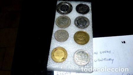 Thematische Medaillen: fichas lote de ocho argentinas