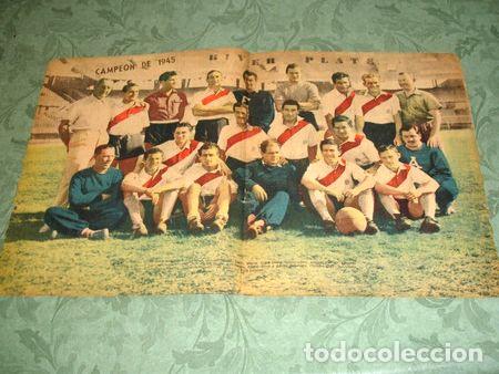 Thematische Medaillen: antigua lamina equipo river plate campeon 1945 52cm x 33cm