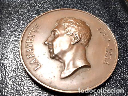 Thematische Medaillen: medalla conmemorativa gatteaux de lafayette 58 mm lote a73