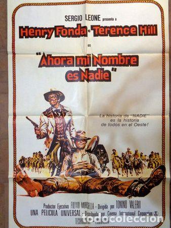 M&eacute;dailles th&eacute;matiques: antiguo afiche original de cine ahora mi nombre es nadie
