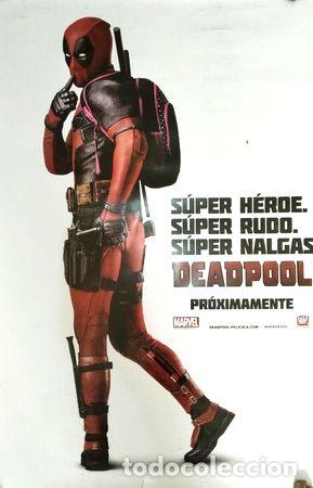 M&eacute;dailles th&eacute;matiques: afiche original deadpool cine