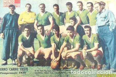 M&eacute;dailles th&eacute;matiques: antigua lamina central mundo deport ferro carril oeste 1956