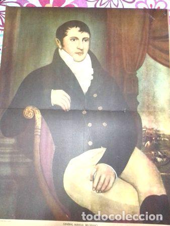 M&eacute;dailles th&eacute;matiques: belgrano lamina para enmarcar 45 x 60 cm antigua billiken