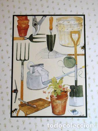 M&eacute;dailles th&eacute;matiques: laminas jaedineria flores 40x50cm