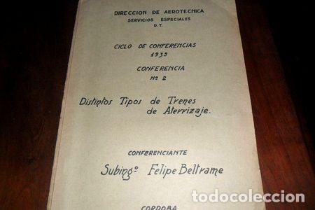 M&eacute;dailles th&eacute;matiques: avion aviacion aeronautica 1935 distintos trenes aterrizaje