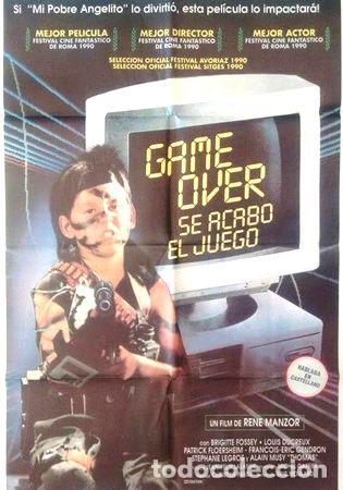 Thematische Medaillen: antiguo afiche poster original de cine game over