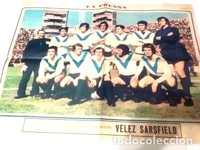 M&eacute;dailles th&eacute;matiques: poster gigante la prensa velez sarsfield 1971